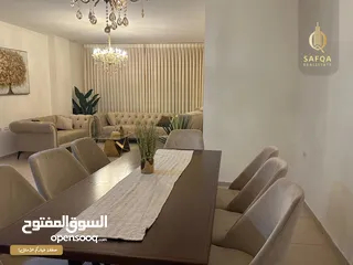  6 شقة شبه أرضية مع ساحة خارجية واطلالة للبيع في الارسال