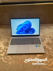  2 لابتوب hp  الجيل 13 كرتين شاشه انتل +نيفيديا mx550 بسعر مميز