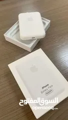  10 أقوى عرض على باور بانك MagSafe الأصلي!  مع لوغو آيفون  وشحن لاسلكي مضمون!5000mAh قوة وثب