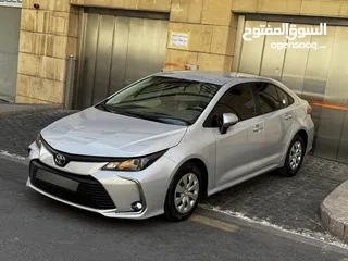  26 تويوتا كورولا 2021 7 جيد ولا ملاحظه فل كامل عدا الفتحه بحاله الوكاله زيرو جمرك جديد بسعر مميز
