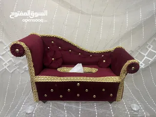  4 عرض خااص صندوق محارم  تيشو على شكل جلسه  وكنبه جميل جدااا ومميز