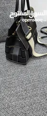  19 شنطة جلد طبيعي ( salvatore ferragamo calfskin thestudiocagebagsella) صناعة ايطالية