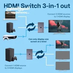  3 HAING HI-3012-HCS 3 in 1 Out HD Compatible Switch هانغ سويتش اتش دي 3