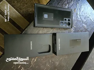  8 جهاز جالكسي s23ultra 256 مع 12 رام بحالة ممتازة شبه جديد شرق اوسط استعمال بنت يعني الجهاز نضيف جدا