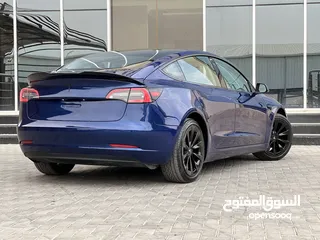  6 Tesla model 3 2023 فل كامل  تيسلا موديل 3 فحص كامل بسعر مغرري  لون كحلي جنط كبير اصليي  ايرباق اصلي