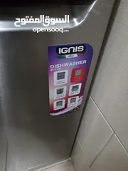  1 جلاية ignis (غسالة صحون وطناجر واطقم وجميع ادوات المطبخ ايطالي مكفولة استخدام شهر البيع بداعي السفر