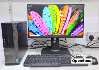  2 DELL Core i7 WIFI Computer Set With 23" Full HD Monitor 16GB RAM + 512GB SSD Ready To Use