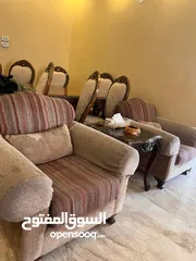  1 طقم جلوس للبيع 7 مقاعد