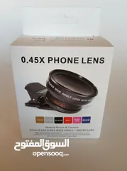 3 0.45x phone lens / مكبر كاميرا للهاتف