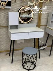  2 تواليت للصبايا  فاخر بتصميم عصري مع الكرسي اجعلي غرفتك أكثر أناقة وتنظيمًا مع هذا التواليت المميز