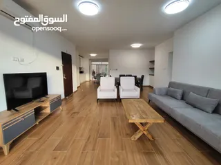  6 شقة جديدة مفروشة مع حديقة خاصة للإيجار – عين منجد  شارع إسكان المهندسين