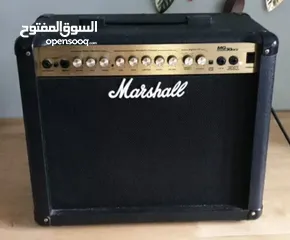  2 Marshall guitar amplifier mg 30dfx