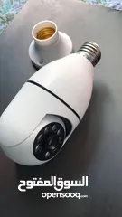  2 كاميرا مراقبة واي فاي جديدة علي شكل مصباح