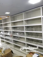  1 ديكور محمص او سوبر ماركت مفصل جديد استخدام شهر وتم اغلاق المحل بسبب السفر