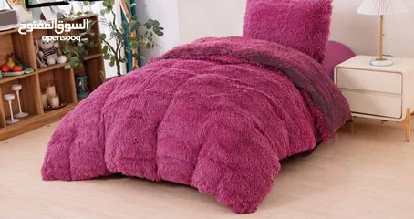  8 لحاف الريش المفـرد الأصلي – دبل فيس – الوزن الثقيل دفا فخم من أول ليلة... على الوجهي