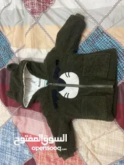  5 جاكيت طفل ع شكل دب