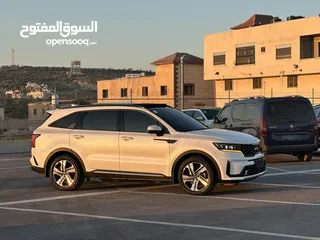  8 كايا سورينتو 2023 فل الفل  فتحة سقف بانوراما  4x4 ///240Hp بنزين + كهرباء  ( Haybrid) 1600cc