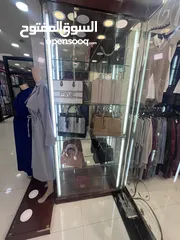  1 بترينه زجاج خمس رفوف