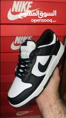  2 حذاء نايكي اسود بابيض جديد