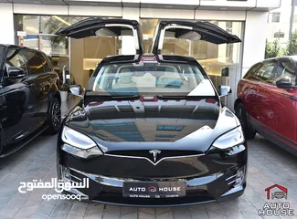  2 تسلا Model X كفالة الوكالة 2018 Tesla Model X D75