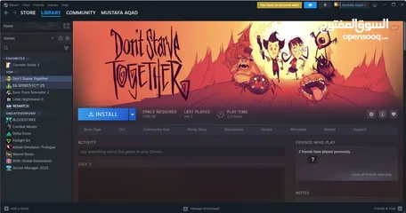  5 حساب Steam للبيع مع 5 ألعاب قوية بسعر مميز