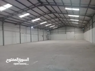  1 هنجر للإيجار صناعي عمان - عين الباشا مساحات من 400م2 الى 4700م2 صناعات خفيفه ومتوسطة هناجر ومستودعات