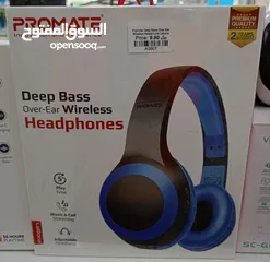  1 Promate deep bass over- ear wireless headphones [Brand new headphone]