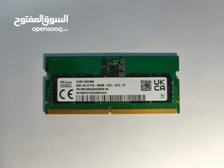  1 Ram laptop 8gb ddr5 5600MHZ /رام لابتوب 8 رام ddr5 5600MHZ