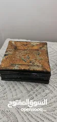  1 صحون صغار قزاز لتقديم الكيك او اكلات الحلو