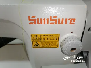  3 للبيع ماكينة خياطة صناعية SunSure SS-8900 بحالة الوكاله ممتازة لا تحتاج لاي صيانه