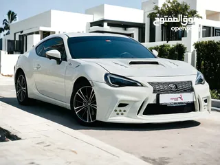  3 AED 1,140 PM  TOYOTA 86 GTX 2.0  MANUAL TRANSMISSION  0 % DOWNPAYMENT