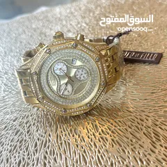  2 للبيع ساعة ذهب وألماس Pere et Fille جديدة لم تستخدم فل سيت  gold and diamond watch new