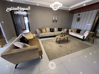  14 شقة مميزة مفروشة فخمة ثلاث نوم للإيجار الشهري في عبدون