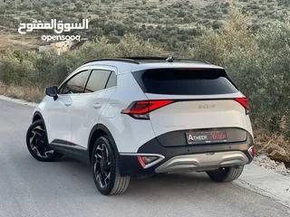  5 كيا سبورتاج 2023/22 هايبرد فل الفل عداد قليل اصلي