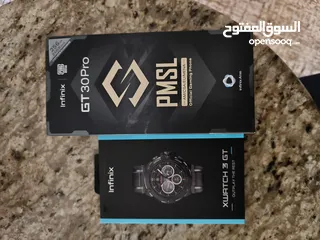  2 Infinix gt30 pro فتح لمدة اسبوع مع ساعة انفينكس للبيع او بدل على اغلى