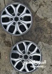  2 جنطات باص H1 جراند ستاريكس صنف الفل قياس 17 _ 6 براغي