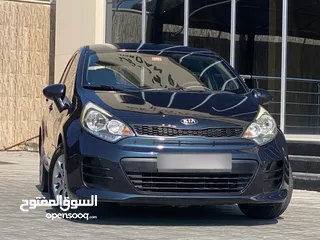  16 كيا ريو 2016  فحص كامل بسعر   8500 دينار كاش لون كحلي سمارات مميز ورائع على الريو (استخدام شخصي)