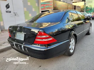  4 Mercedes benz  S500.  1999