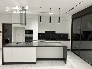  1 شقة  ارضي مفروشة جزئي - 1 غرفة نوم 1 و 2 حمام نظام امريكي للايجار  - دير غبار
