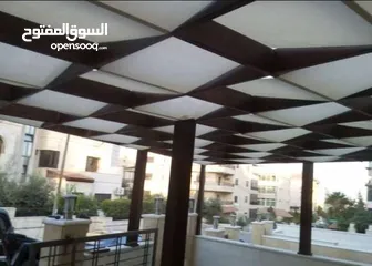  3 تفصيل مظلات خشبيه واسوار للحدا ئق والمنازل
