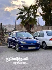  1 بيجو 206 موديل 2004 جير اوتوماتيك توب ترونيك ماتور 1400cc، الأجمل في الأردن