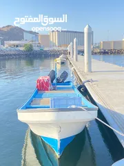  2 قارب صيد ياماها للبيع مع الملكية25