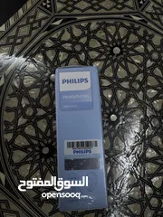  4 سماعة فلبس لا سلكيه اصليه جديده لون اسود  تعمل بالمس وتدعم جميع الهواتف والوندوز تعمل لحد 20 ساعه