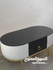  8 طاولات وسط خشب 18م او ادهان  مقاسات كبيره مع امكنيه تغيير المقاسات اطقم طاولات مع ديكور شاشه