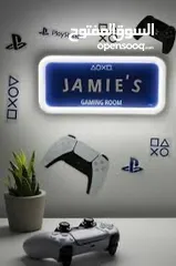  1 light up room signs room gime أضاء لغرفة gaming