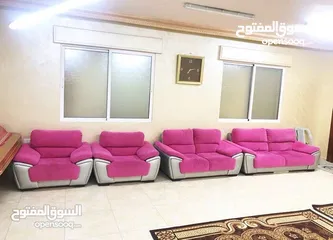  1 طقم كنب 7 مقاعد + سجاد 3*2 عدد 2