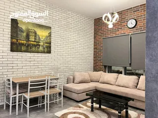  3 افخم و اجمل غرفه وصااله مفروشه بالكامل للايجار الشهري في ابراج الؤلؤه