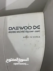  2 غساله نظيفه 10 كيلو دايو