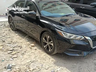  7 نيسان سينترا SV 2020 وارد امريكي 1.8 cc صبغ وكالة  نظيفة جدا رادار وتنبيه حوادث شاشة كميرا