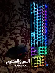  3 كيبور REDRAGON ماوس AULA